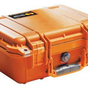 Pelican 1400 Small Watertight Case with Foam - Black, Orange, Yellow, Tan, Green, or Silver