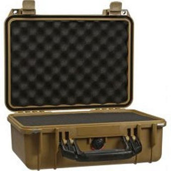 Pelican 1450 Medium Watertight Case with Foam - Black, Orange, Green, Yellow, Tan,  or Silver