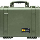Pelican 1500 Watertight Case With Foam - Black, Orange, Yellow, Tan, Green, or Silver