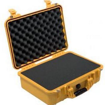 Pelican 1500 Watertight Case With Foam - Black, Orange, Yellow, Tan, Green, or Silver