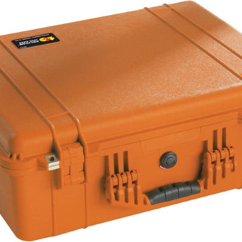 Pelican 1600 Watertight Protector Case with Liner and Foam - Large - 24.4 x 19.4 x 8.8-Inches - Black, Orange, Silver, Desert Tan or Yellow