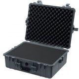 Pelican 1600 Watertight Protector Case with Liner and Foam - Large - 24.4 x 19.4 x 8.8-Inches - Black, Orange, Silver, Desert Tan or Yellow