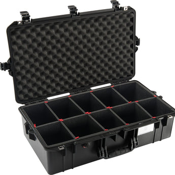 Pelican 1605 AIR Watertight Case with Logo - Black - Multiple Inserts Available