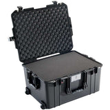 Pelican Air 1607 Wheeled Watertight Protector Case - Without Foam, With Foam, or With Dividers - 24.1 x 18.8 x 13.3-inches - Black