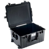 Pelican Air 1607 Wheeled Watertight Protector Case - Without Foam, With Foam, or With Dividers - 24.1 x 18.8 x 13.3-inches - Black