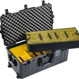 Pelican 1626 Wheeled Air Case With Padding Options - Black