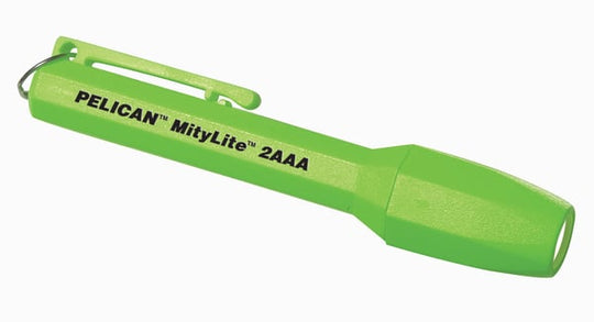 Pelican MityLite 1900 Flashlight - Xenon Incandescent Lamp - 11 Lumens - Class I Div 1 - Includes 2 x AAAs - Green (1900-015-135)