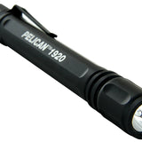 Pelican 1920 Compact LED Flashlight - 224 Lumens - Includes 2 x AAAs  - Black (19200-0001-110)