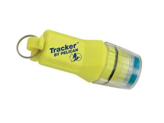 Pelican Tracker 2140 Flashlight - Xenon Incandescent Lamp - 13 Lumens - Includes 2 x AAAs - Yellow (2140-010-245)