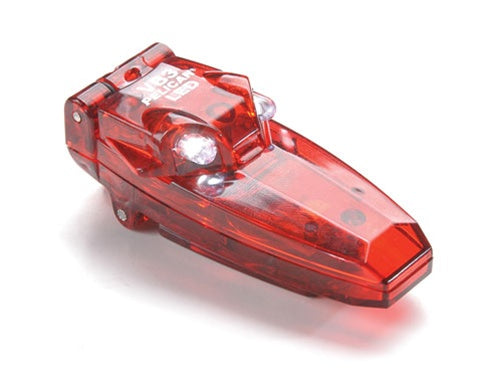 Pelican VB3 2220-010-176 Clip-on LED Flashlight - 9 Lumens - Class I Div 1 - Includes 2 x CR2032s - Red
