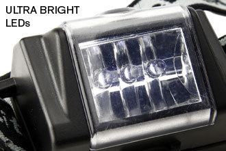 Pelican HeadsUp Lite 2610 LED Headlamp - 30 Lumens - Includes 3 x AAAs - Class I Div 1 - Black (2610-032-110)