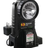 Pelican 3765 Rechargeable Right Angle LED Flashlight - 172 Lumens - Includes 4 x NiMH AAs & Charger - Black (3765-001-110)