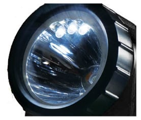 Pelican 3765 Rechargeable Right Angle LED Flashlight - 172 Lumens - Includes 4 x NiMH AAs & Charger - Black (3765-001-110)