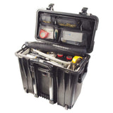 Pelican 1440 Top Loader Case - With Logo - With or Without Foam - Black