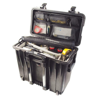 Pelican 1440 Top Loader Case - With Logo - With or Without Foam - Black