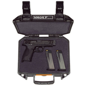 Pelican V100 Vault Small Hard Case - With Foam - Black