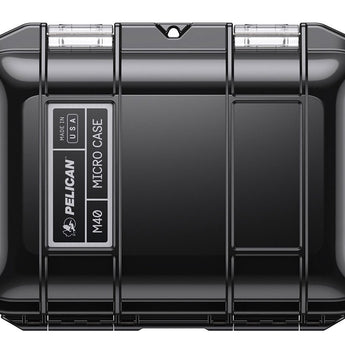 Pelican M40 Micro Case - Clear or Black Case and Black, Blue, Yellow Liner Color Options