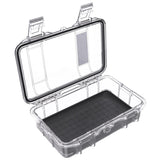 Pelican M50 Micro Case - Clear or Black Case and Black, Blue, Yellow Liner Color Options