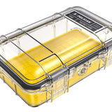 Pelican M50 Micro Case - Clear or Black Case and Black, Blue, Yellow Liner Color Options