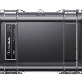 Pelican M60 Micro Case - Clear or Black Case and Black, Blue, Yellow Liner Color Options