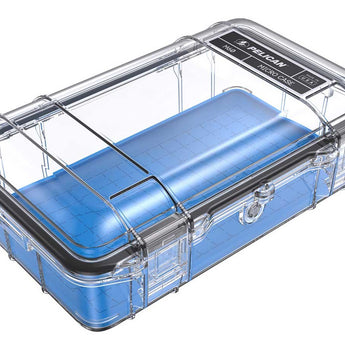Pelican M60 Micro Case - Clear or Black Case and Black, Blue, Yellow Liner Color Options