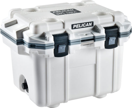 Pelican 70Q Elite Cooler - 70 Qt  - White and Gray