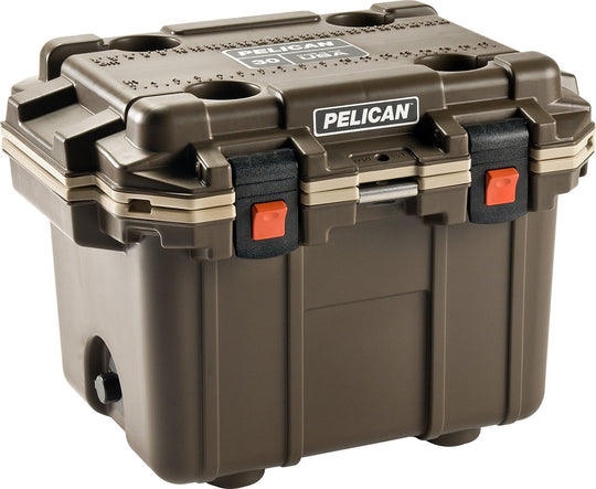 Pelican 50Q Elite Cooler - 50 Qt  - Brown and Tan