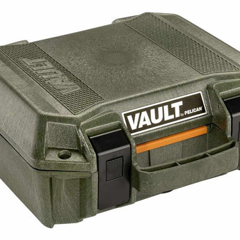 Pelican V100 Small Weapon Case - Foam or Padded Dividers - Black, Tan, or OD Green