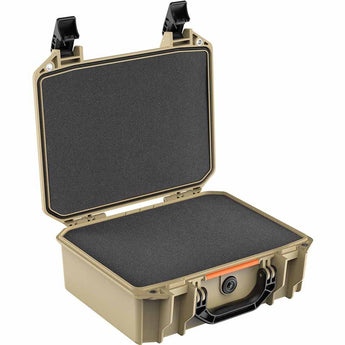 Pelican V200C Vault Medium Hard Case - With Foam -  Tan