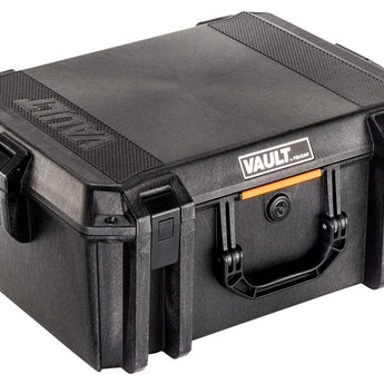 Pelican V550 Vault Hard Case - Black - with Foam or Padded Dividers