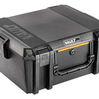 Pelican V600 Vault Hard Case - With Foam or With Padded Divider Insert - Black