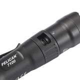 Pelican 7100 Rechargeable Tactical LED Flashlight - 695 Lumens - Uses 1 x 14500 or 1 x AA