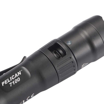 Pelican 7100 Rechargeable Tactical LED Flashlight - 695 Lumens - Uses 1 x 14500 or 1 x AA
