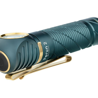 Olight Perun 2 Rechargeable LED Headlamp - 2500 Lumens - CREE XHP50B - Includes 1 x 21700 - Black, Desert Tan, Blue, Clover Gradient (LE), and Dream Blue