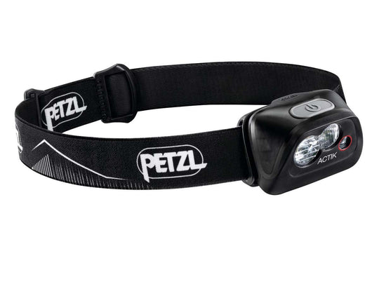 Petzl Actik Headlamp E099FA - Multicolor Options - 350 Lumens - Includes 3 x AAA