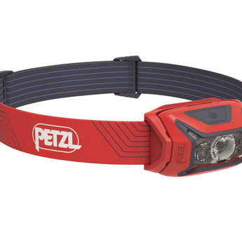 Petzl Actik LED Headlamp - 450 Lumens - Includes 3 x AAA - Grey, Blue, Green, or Red
