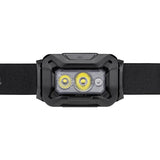 Petzl Aria 2 RGB LED Headlamp - 450 Lumens - White, Red, Green and Blue LED - Includes 3 x AAA - Black, Camo, or Desert Tan