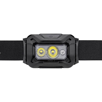Petzl Aria 2 RGB LED Headlamp - 450 Lumens - White, Red, Green and Blue LED - Includes 3 x AAA - Black, Camo, or Desert Tan