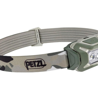 Petzl Aria 2 RGB LED Headlamp - 450 Lumens - White, Red, Green and Blue LED - Includes 3 x AAA - Black, Camo, or Desert Tan