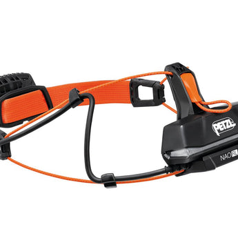 Petzl Nao RL LED Headlamp - 1500 Lumens - Includes 1 x USB-C Rechargeable 3200mAh Li-ion Battery - Black