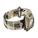 Petzl Versatile TACTIKKA + LED Headlamp - White and Red LEDs - 160 Lumens - Includes 3 x AAA/LR03s - Camo (E89AHB-C2)