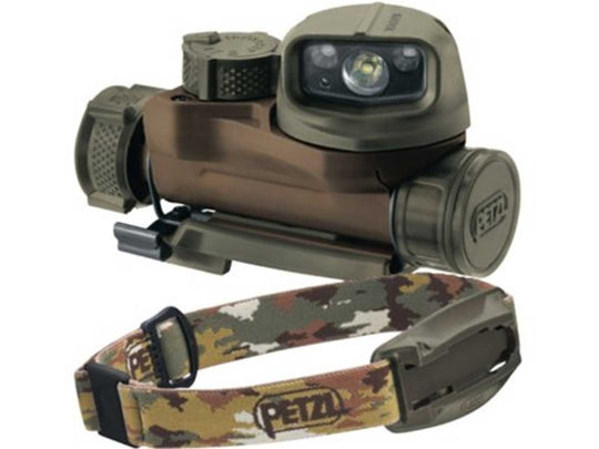 Petzl STRIX IR Headlamp and Band - Camo