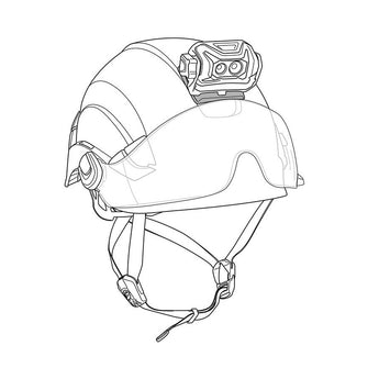 Petzl HELMET ADAPT Adhesive Plate for Mounting Various Petzl Headlamps on a Helmet