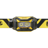Petzl PIXA LED Headlamp - 450 Lumens - Black and Yellow - Uses 3 x AAA (Included) or CORE 2 Battery Pack