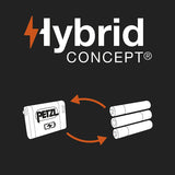 Petzl PIXA LED Headlamp - 450 Lumens - Black and Yellow - Uses 3 x AAA (Included) or CORE 2 Battery Pack