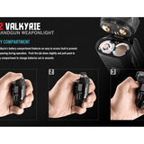 Olight PL-2 Valkyrie LED Pistol Light - Picatinny and Glock Rails - CREE XHP35 HI CW LED - 1200 Lumens - Includes 2 x CR123As