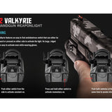 Olight PL-2 Valkyrie LED Pistol Light - Picatinny and Glock Rails - CREE XHP35 HI CW LED - 1200 Lumens - Includes 2 x CR123As