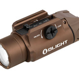 Olight PL-3R Rechargeable LED Weapon Light - 1500 Lumens - Uses Built-in 900mAh Li-Poly Battery Pack - Black or Desert Tan