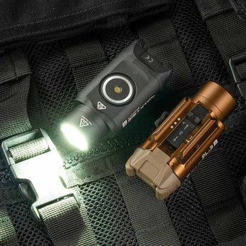 Olight PL-3R Rechargeable LED Weapon Light - 1500 Lumens - Uses Built-in 900mAh Li-Poly Battery Pack - Black or Desert Tan