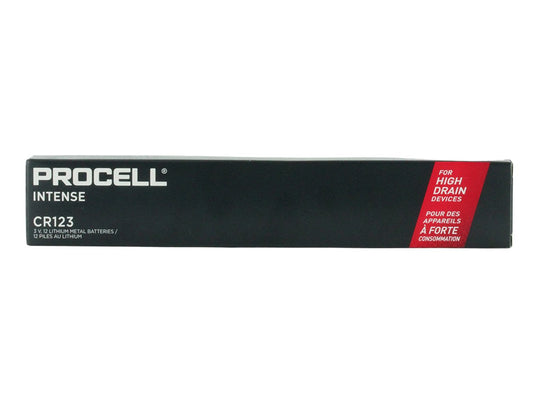 duracell procell cr123a pack - boxed